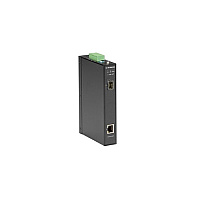 Black Box Gigabit Ethernet (1000-mbps) Industrial Media Converter - 10/100/1000-mbps Copper To 1000-mbps Fiber Sfp, Gsa, Taa (LGC280A)
