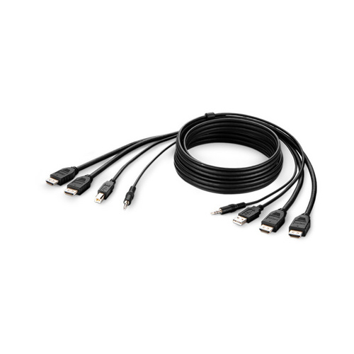 Belkin Taa Dual Hdmi/usb/aud Cbl, Hdmi M/m; Usb (F1DN2CCBLHH6T)