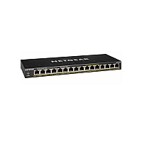 NETGEAR 16 Port Gig Poe Unmgd (GS316P100NAS)