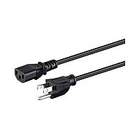 Monoprice Power Cord Black_ 8ft (35121)