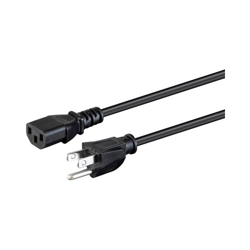 Monoprice Power Cord Black_ 8ft (35121)