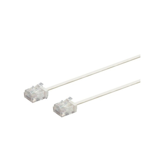 Monoprice Slimrun Cat6 Ethernet Patch Cable 1ft Wh (34222)