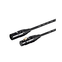 Monoprice Stage Right By Starquad Xlr Microphone Cable_ Optimized For Analog Audio - Gold Contacts_ Xlr-m To Xlr-f_ 24awg_ 75ft_ Black (35322)