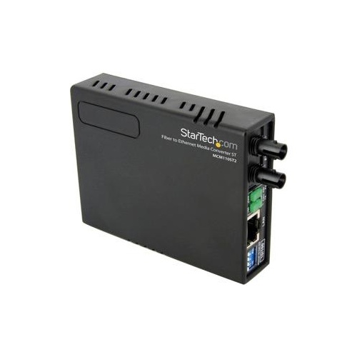 StarTech Mm Fiber Ethernet Media Converter St 2km (MCM110ST2)