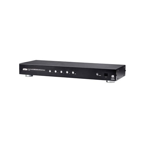 Aten 4-port True 4k Hdmi Switch With Dual Out (VS482B)