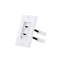 Monoprice Two-piece Inset Wall Plate W/hdmi Cable (7332)