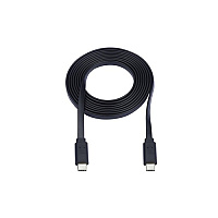 Tripp Lite Usb C To Usb C Cable Flat M/m Black 3ft (U040003CFL)