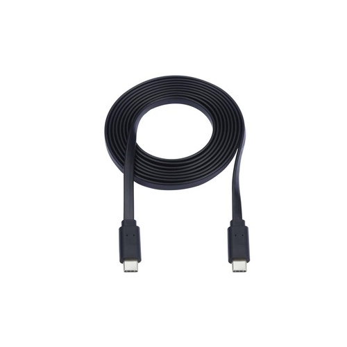 Tripp Lite Usb C To Usb C Cable Flat M/m Black 3ft (U040003CFL)