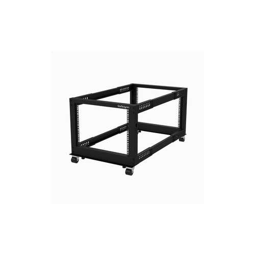 StarTech 8u 19in Open Frame Server Rack 22-40in (4POSTRACK8U)