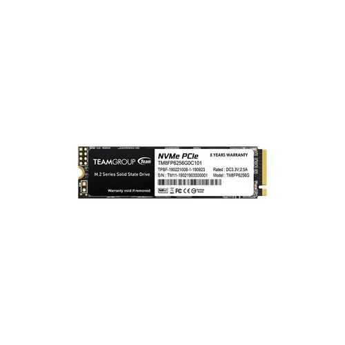 Tech Data Corporation Teamgroup Mp33 M.2 2280 256gb Pcie 3.0 X4 With Nvme 1.3 3d Nand Internal Solid State Drive (ssd) Retail (TM8FP6256G0C101)