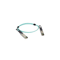 Black Box Sfp28 25-gbps Active Optical Cable (aoc) - Cisco Sfp-25g-aoc3m Compatible, Aqua, 3-m (9.8-ft.) (SFP25GAOC3MBB)