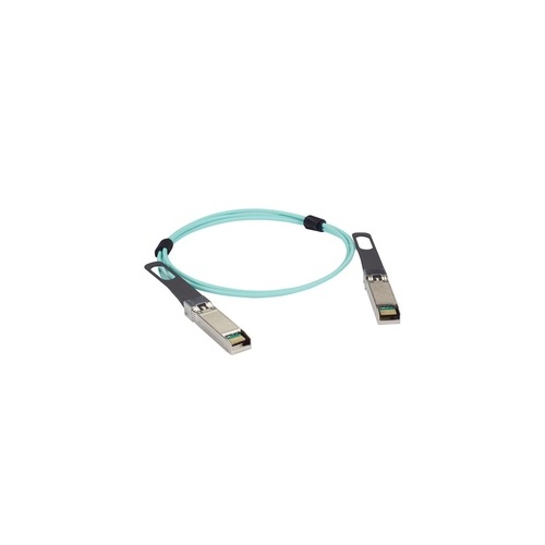 Black Box Sfp28 25-gbps Active Optical Cable (aoc) - Cisco Sfp-25g-aoc3m Compatible, Aqua, 3-m (9.8-ft.) (SFP25GAOC3MBB)