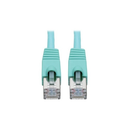 Tripp Lite Cat6a Ethernet Cable Poe M/m Aqua 8ft (N262008AQ)