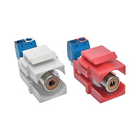 Tripp Lite Rca Female Keystone Jack Kit Red/white (A050000STKJ)