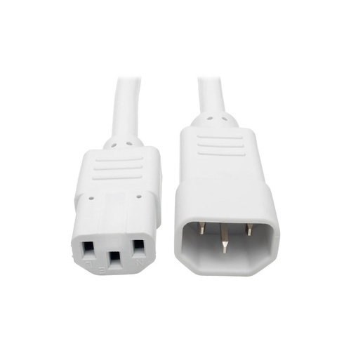 Tripp Lite 2ft Heavy Duty Power Extension Cord 15a (P005002AWH)