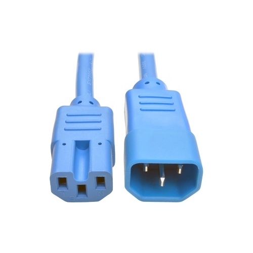 Tripp Lite 6ft Heavy Duty Power Cord C14 C15 Blue (P018006ABL)