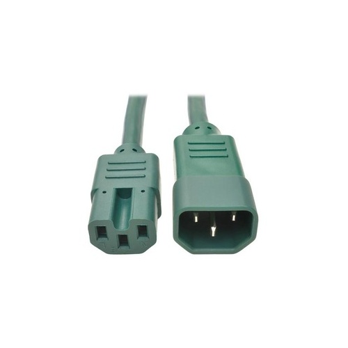 Tripp Lite 6ft Heavy Duty Power Cord C14 C15 Green (P018006AGN)
