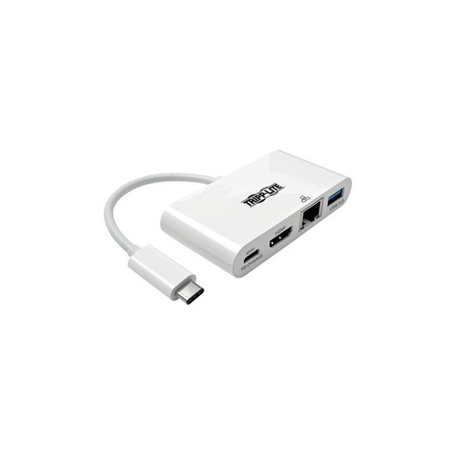 Tripp Lite Usb C Hdmi 4k Adapter Hub, Gbe, Charging (U44406NH4GUC)