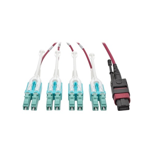 Tripp Lite 1m Mtp Mpo 8xlc Om4 Fanout Patch Cable (N84501M8LMG)