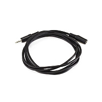 Monoprice 6ft 3.5mm Stereo Jack M/f Cable - Black (648)