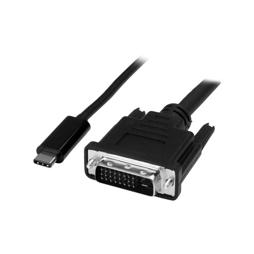 StarTech Cable - Usb-c Dvi - Black - 3.3 Ft/1 M (CDP2DVIMM1MB)