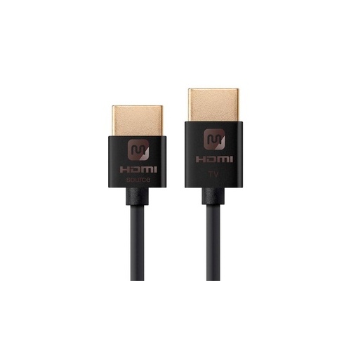 Monoprice Slim 18gbps Active Hdmi Cable, 6ft Black (13590)