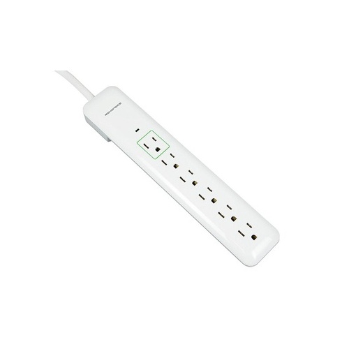 Monoprice 6 Outlet Slim Surge Protector (9198)