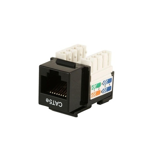 Monoprice Cat5e Punch Down Keystone Jack - Black (5370)