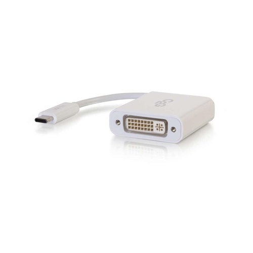 C2G Usb-c To Dvi Adapter White (29484)