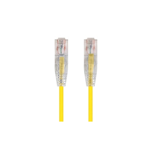 Monoprice Slimrun Cat6 Utp Cable-6-inch Yellow (13512)