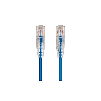 Monoprice Slimrun Cat6 Utp Cable-1ft Blue (13518)