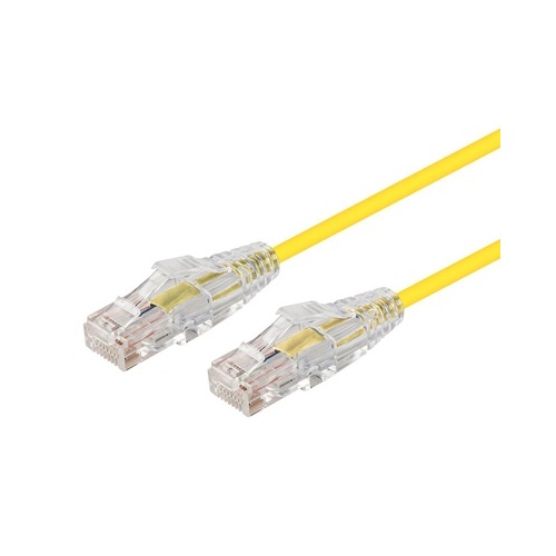 Monoprice Slimrun Cat6 Utp Cable-2ft Yellow (13526)