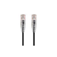 Monoprice Slimrun Cat6 Utp Cable-3ft Black (13527)