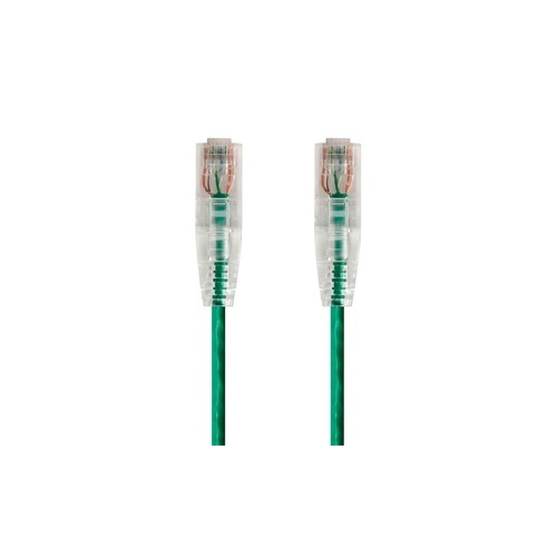 Monoprice Slimrun Cat6 Utp Cable-0.5ft Green (14787)