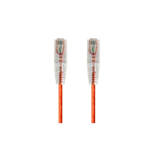 Monoprice Slimrun Cat6 Utp Cable-3ft Orange (14807)
