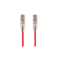 Monoprice Slimrun Cat6 Utp Cable-7ft Red (14814)