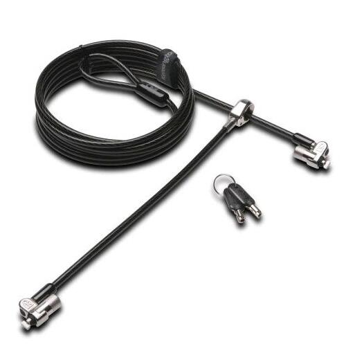 Kensington Microsaver 2.0 Keyed Twin Laptop Lock (K65048WW)