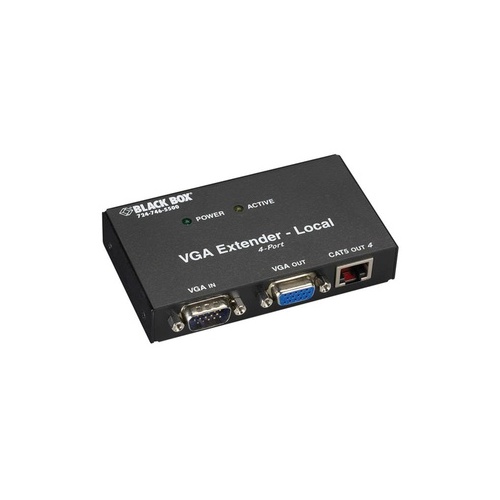 Black Box Vga Transmitter - 4-port, Gsa, Taa (AC555A4R2)