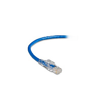 Black Box Cat5e 350-mhz Locking Snagless Stranded Ethernet Patch Cable-unshielded (utp), Cm Pvc (rj45 M/m), Blue, 10-ft. (3.0-m) (C5EPC70BL10)