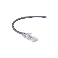 Black Box Cat6 250-mhz Snagless 28awg Stranded Ethernet Patch Cable - Unshielded (utp), Cm Pvc (rj45 M/m), Gray, 7-ft. (2.1-m) (C6PC28GY07)