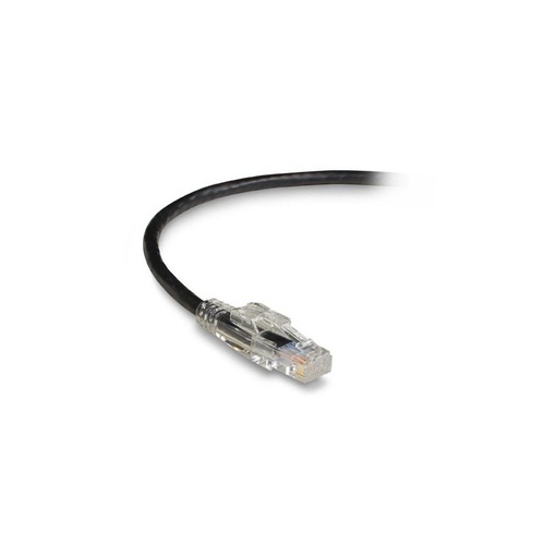Black Box Cat6 550-mhz Locking Snagless Stranded Ethernet Patch Cable-unshielded(utp), Cm Pvc (rj45 M/m), Black, 50-ft. (15.2-m) (C6PC70BK50)