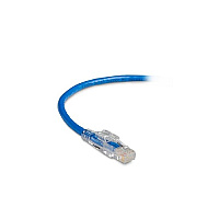 Black Box Cat6 550-mhz Locking Snagless Stranded Ethernet Patch Cable-unshielded(utp), Cm Pvc (rj45 M/m), Blue, 100-ft. (30.4-m) (C6PC70BL100)
