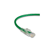 Black Box Cat6 550-mhz Locking Snagless Stranded Ethernet Patch Cable-unshielded (utp), Cm Pvc (rj45 M/m), Green, 15-ft. (4.6-m) (C6PC70GN15)