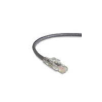 Black Box Cat6 550-mhz Locking Snagless Stranded Ethernet Patch Cable-unshielded (utp), Cm Pvc (rj45 M/m), Gray, 15-ft. (4.6-m) (C6PC70GY15)