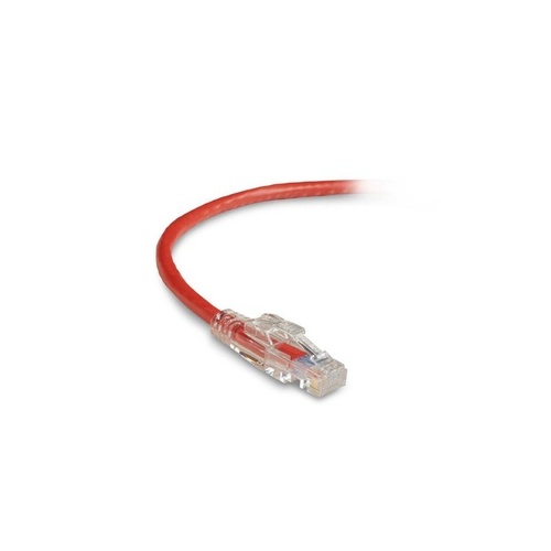 Black Box Cat6 550-mhz Locking Snagless Stranded Ethernet Patch Cable - Unshielded (utp), Cm Pvc (rj45 M/m), Red, 30-ft. (9.1-m) (C6PC70RD30)