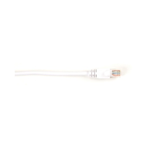 Black Box Cat5e 100-mhz Molded Snagless Stranded Ethernet Patch Cable-unshielded (utp), Cm Pvc (rj45 M/m), White, 15-ft. (4.6-m) (CAT5EPC015WH)