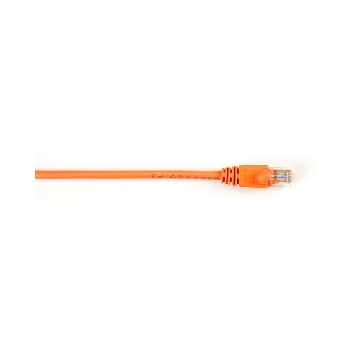Black Box Cat6 250-mhz Molded Snagless Stranded Ethernet Patch Cable-unshielded (utp), Cm Pvc (rj45 M/m), Orange, 10-ft. (3.0-m) (CAT6PC010OR)