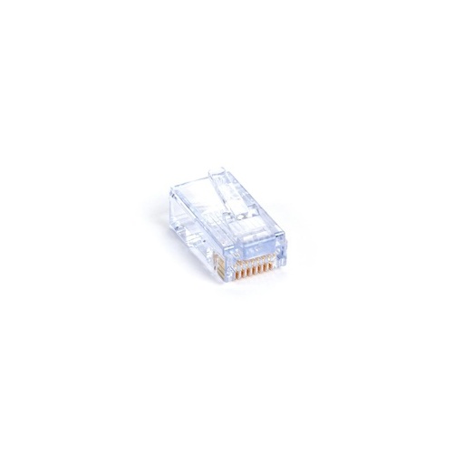 Black Box Cat5e Ez Rj45 Modular Plug Connector For Round Solid/stranded Wire - Unshielded, Taa, 50-pack, Gsa, Taa (C5EEZUP50PAK)