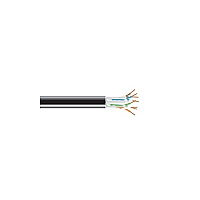 Black Box Cat6a 650-mhz Solid Ethernet Bulk Cable - Unshielded (utp), Cmr Pvc, Black, 1000-ft. (304.8-m) Spool, Gsa, Taa (C6ABC50BK1000)