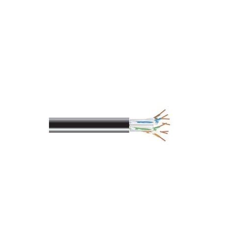 Black Box Cat6a 650-mhz Solid Ethernet Bulk Cable - Unshielded (utp), Cmr Pvc, Black, 1000-ft. (304.8-m) Spool, Gsa, Taa (C6ABC50BK1000)